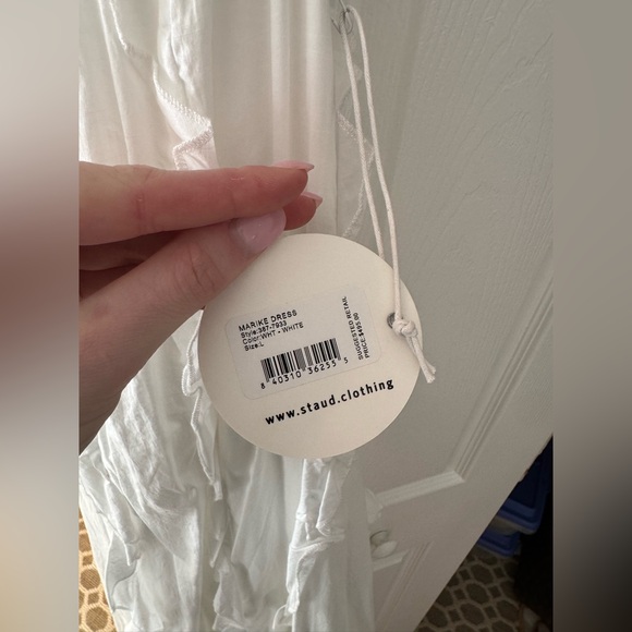 NWT Staud Marika Ruffle Gown - Picture 5 of 7